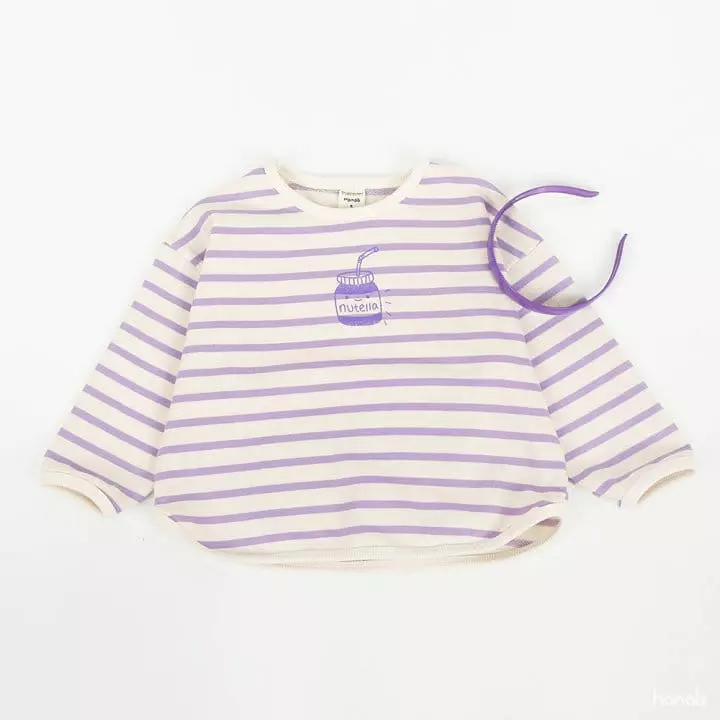 Hanab - Korean Children Fashion - #childrensboutique - Choco Stripes Tee - 4