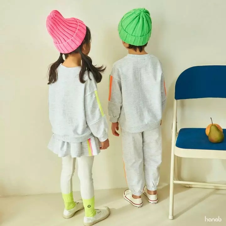 Hanab - Korean Children Fashion - #kidsstore - Together Top Bottom Set - 4