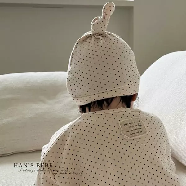 Han's - Korean Baby Fashion - #babyboutique - Bebe Salt Dot Top Bottom Set - 8