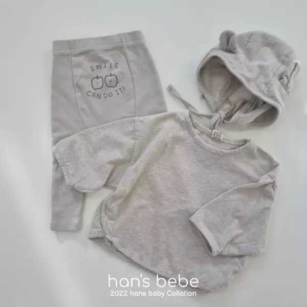 Han's - Korean Baby Fashion - #babyboutique - Bebe Soft Piping Tee - 7