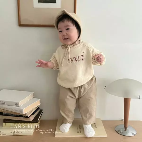 Han's - Korean Baby Fashion - #smilingbaby - Bebe Oui Raglan Sweatshirt - 4