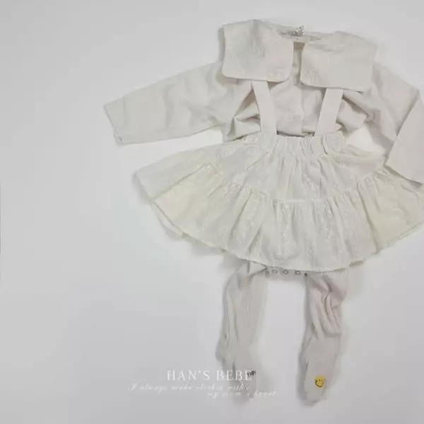 Han's - Korean Baby Fashion - #babyboutique - Bebe Cancan Dungarees Skirt - 9