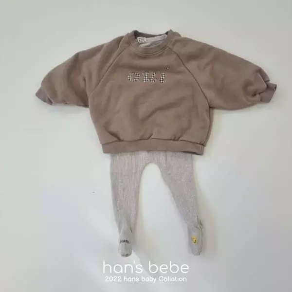 Han's - Korean Baby Fashion - #babyboutique - Bebe Happy Foot Leggings - 7