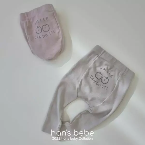 Han's - Korean Baby Fashion - #babyboutiqueclothing - Bebe Back Point Leggings - 7