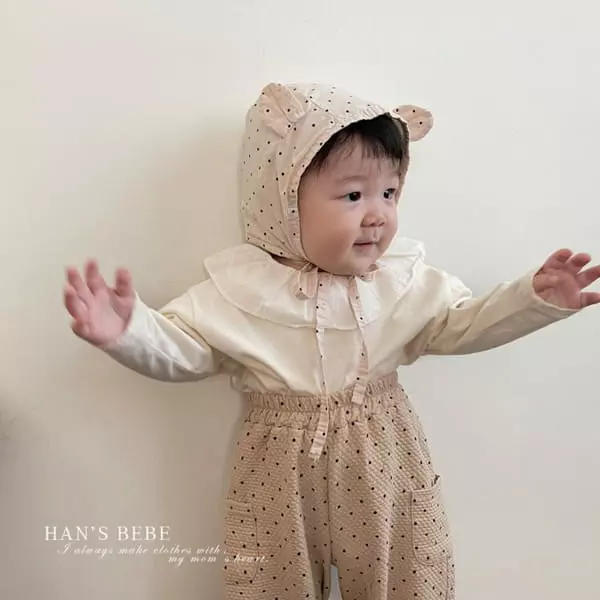 Han's - Korean Baby Fashion - #babyboutique - Bebe Dot Momo Pants - 4