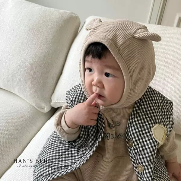 Han's - Korean Baby Fashion - #babyclothing - Bebe Pocket Piping Vest - 2