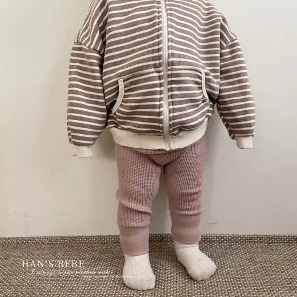 Han's - Korean Baby Fashion - #babyboutiqueclothing - Bebe Banding Waffle Leggings - 4
