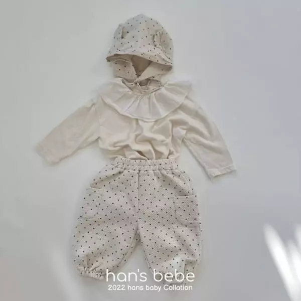 Han's - Korean Baby Fashion - #babyfashion - Bebe Dot Momo Pants - 6