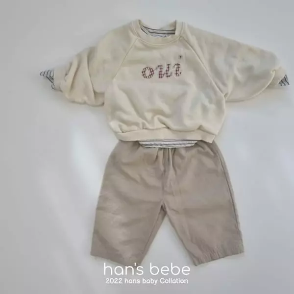 Han's - Korean Baby Fashion - #babyfever - Bebe Oui Raglan Sweatshirt - 8