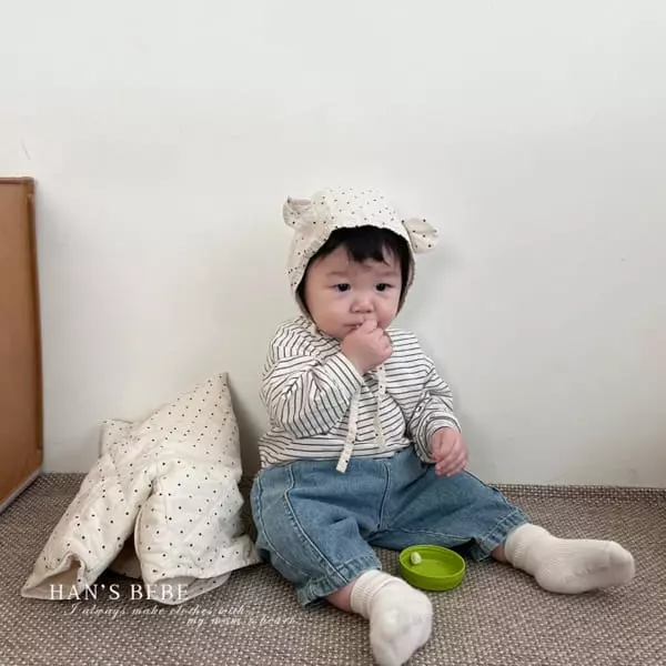 Han's - Korean Baby Fashion - #babyfever - Bebe Stripes Tee