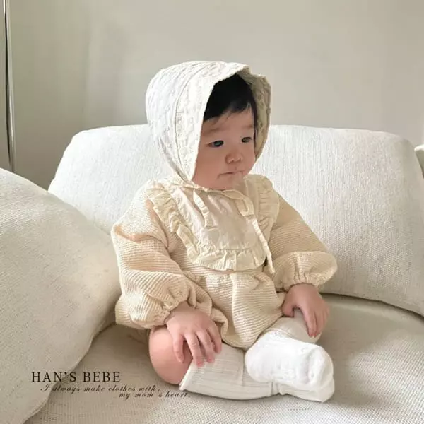Han's - Korean Baby Fashion - #babyfever - Bebe Lace Bodysuit - 2