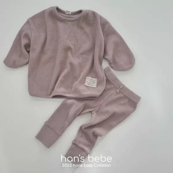 Han's - Korean Baby Fashion - #babygirlfashion - Bebe Banding Waffle Leggings - 7