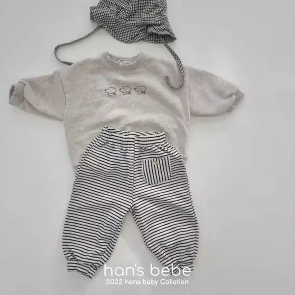 Han's - Korean Baby Fashion - #babylifestyle - Bebe Loose Sweatshirt - 11