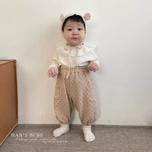 Han's - Korean Baby Fashion - #babylifestyle - Bebe Frill Drop Tee