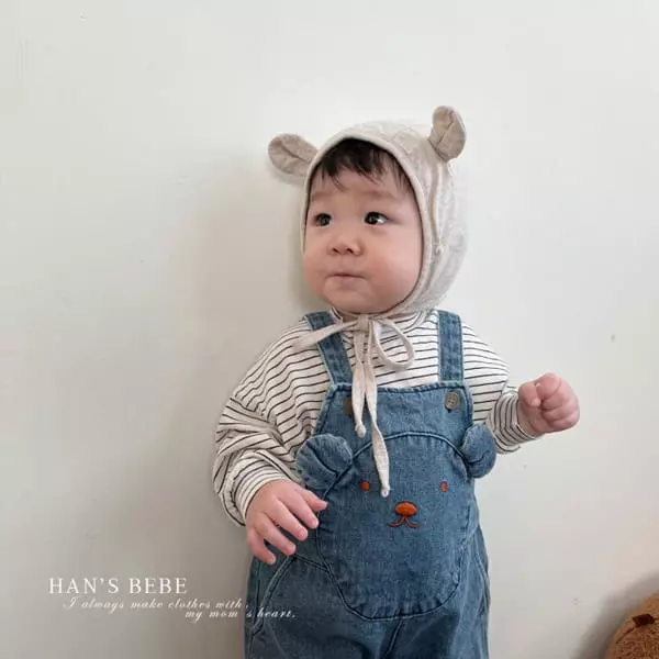 Han's - Korean Baby Fashion - #babylifestyle - Bebe Stripes Tee - 4