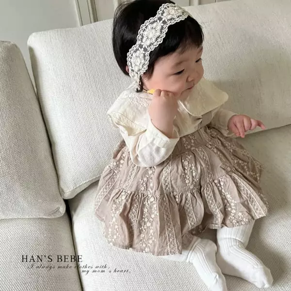 Han's - Korean Baby Fashion - #babyoninstagram - Bebe Cancan Dungarees Skirt - 2