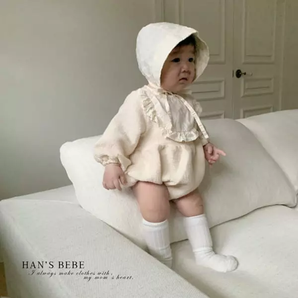 Han's - Korean Baby Fashion - #babyoninstagram - Bebe Lace Bodysuit - 5