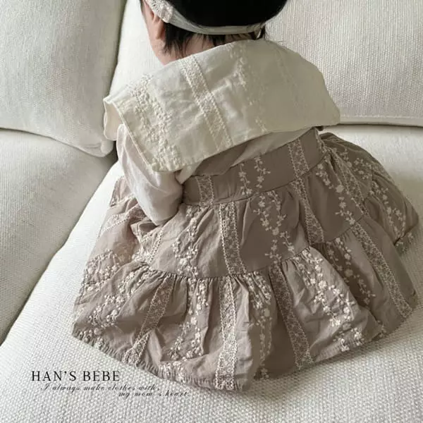 Han's - Korean Baby Fashion - #babyootd - Bebe Cancan Dungarees Skirt - 3