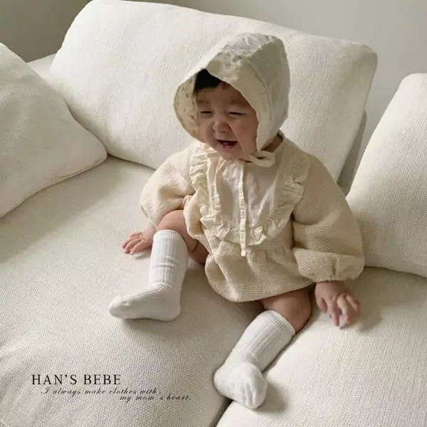 Han's - Korean Baby Fashion - #babyootd - Bebe Lace Bodysuit - 6