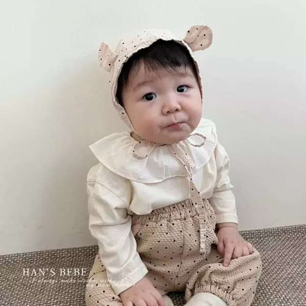 Han's - Korean Baby Fashion - #babyootd - Bebe Frill Drop Tee - 3