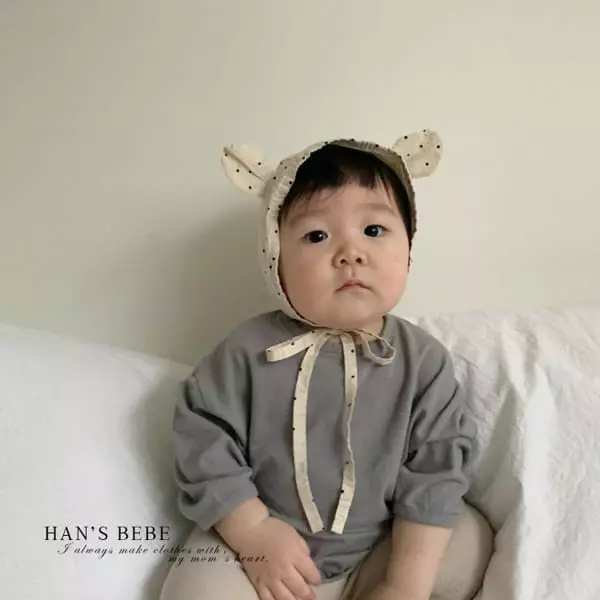 Han's - Korean Baby Fashion - #babyoutfit - Bebe Soft Piping Tee - 2