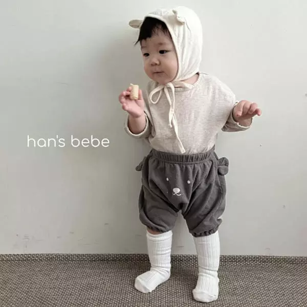 Han's - Korean Baby Fashion - #babyoutfit - Bebe Bearing Bloomer - 2