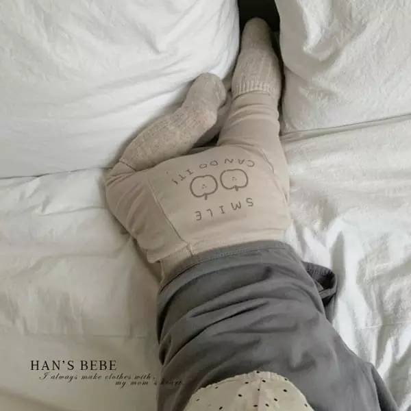Han's - Korean Baby Fashion - #babyoutfit - Bebe Back Point Leggings
