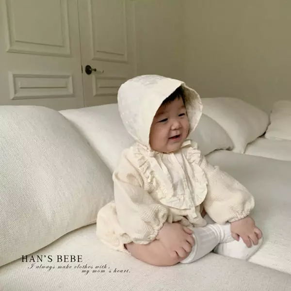 Han's - Korean Baby Fashion - #babyoutfit - Bebe Lace Bodysuit - 8