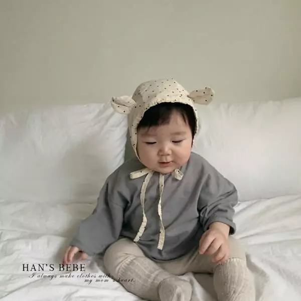 Han's - Korean Baby Fashion - #babywear - Bebe Soft Piping Tee - 3