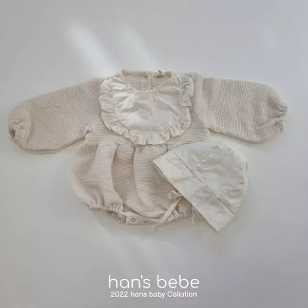 Han's - Korean Baby Fashion - #babywear - Bebe Lace Bodysuit - 9