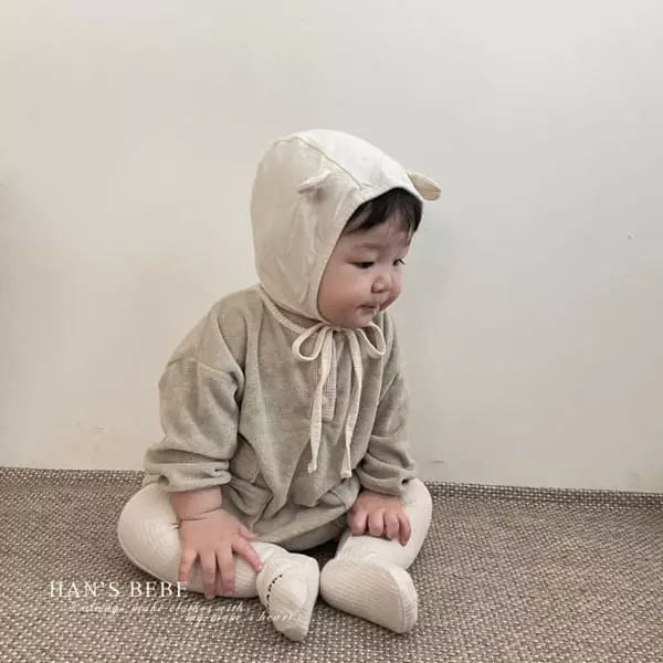 Han's - Korean Baby Fashion - #babywear - Bebe Waffle Point Bodysuit - 7