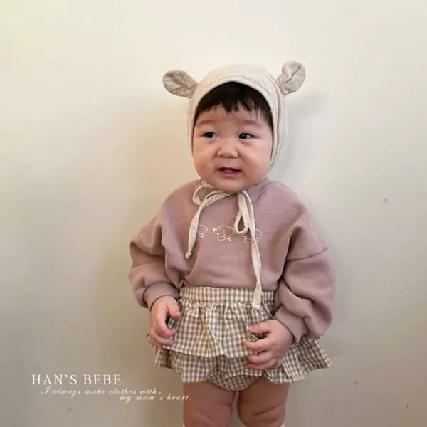 Han's - Korean Baby Fashion - #onlinebabyboutique - Bebe Loose Sweatshirt - 2