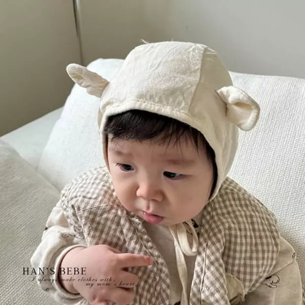 Han's - Korean Baby Fashion - #onlinebabyboutique - Bebe Bear Hat - 11