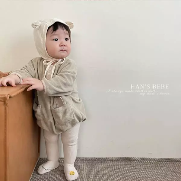 Han's - Korean Baby Fashion - #onlinebabyboutique - Bebe Happy Foot Leggings - 5