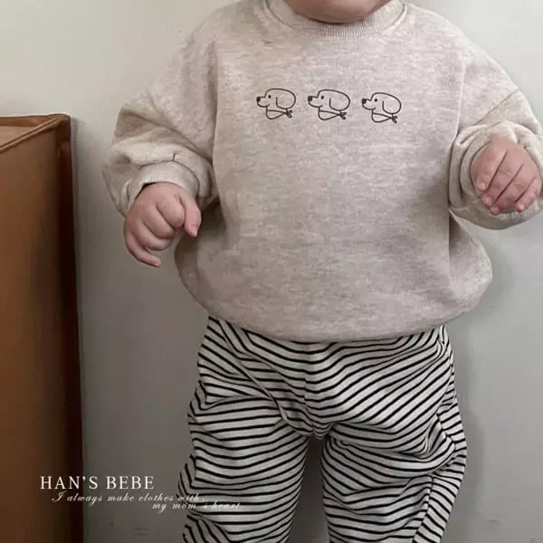 Han's - Korean Baby Fashion - #onlinebabyboutique - Bebe Circle Pocket Pants