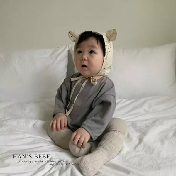 Han's - Korean Baby Fashion - #onlinebabyshop - Bebe Soft Piping Tee - 5