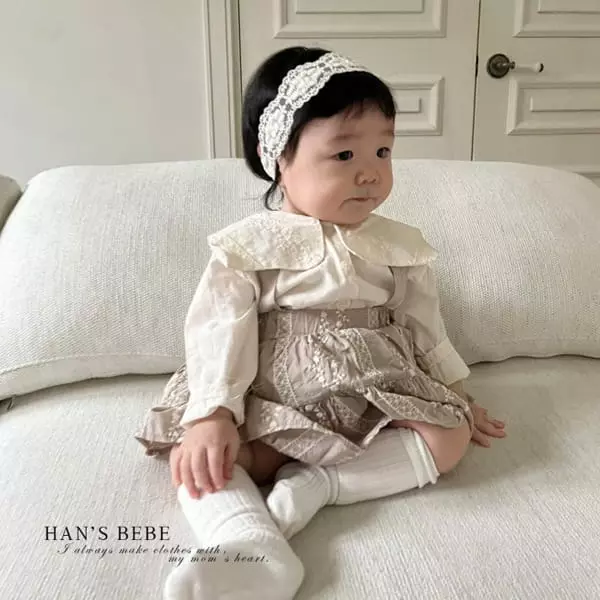 Han's - Korean Baby Fashion - #onlinebabyshop - Bebe Cancan Dungarees Skirt - 8
