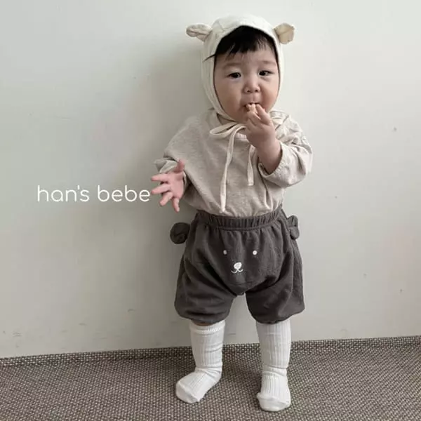Han's - Korean Baby Fashion - #onlinebabyshop - Bebe Bearing Bloomer - 5
