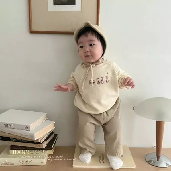 Han's - Korean Baby Fashion - #onlinebabyshop - Bebe Cotton Pocket Pants - 3