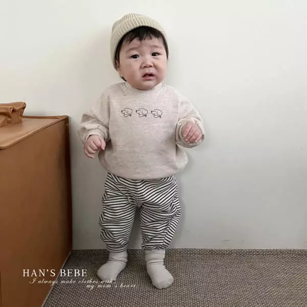 Han's - Korean Baby Fashion - #onlinebabyshop - Bebe Loose Sweatshirt - 4
