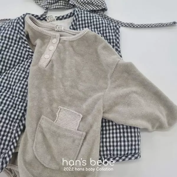 Han's - Korean Baby Fashion - #smilingbaby - Bebe Waffle Point Bodysuit - 10