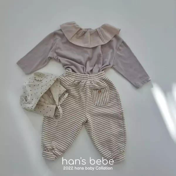 Han's - Korean Baby Fashion - #smilingbaby - Bebe Frill Drop Tee - 9