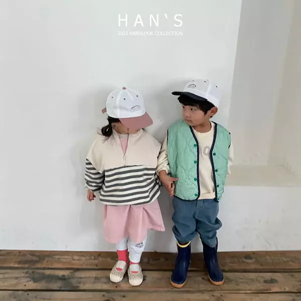 Han's - Korean Children Fashion - #childofig - Stipes Color Zip-up - 3
