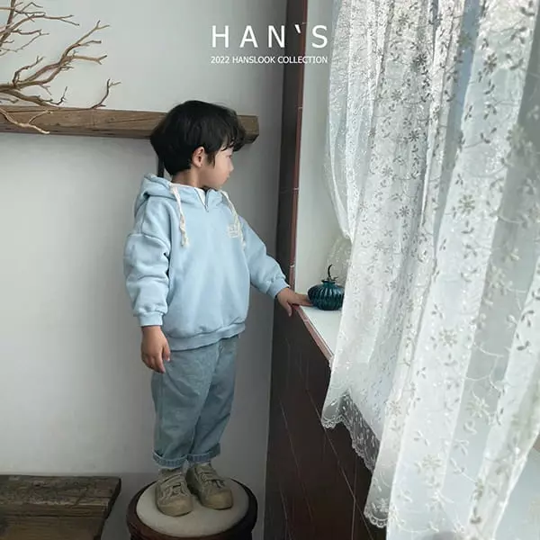 Han's - Korean Children Fashion - #childofig - Zipper Hoody Sweatshirt - 3