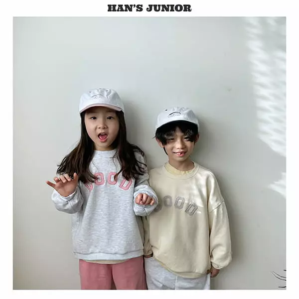Han's - Korean Children Fashion - #childofig - Color Patch Sweatshirt