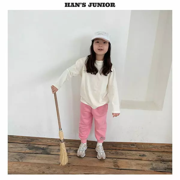 Han's - Korean Children Fashion - #designkidswear - Slit Terry Pants - 12