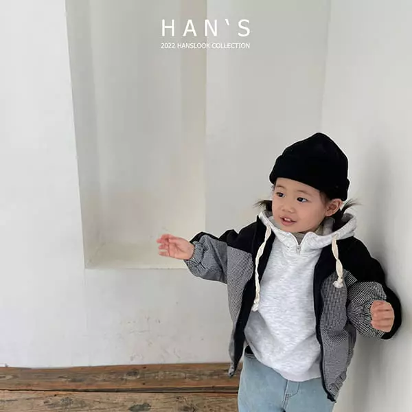 Han's - Korean Children Fashion - #discoveringself - Zipper Hoody Sweatshirt - 6
