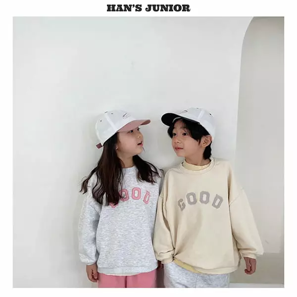 Han's - Korean Children Fashion - #designkidswear - Color Patch Sweatshirt - 4