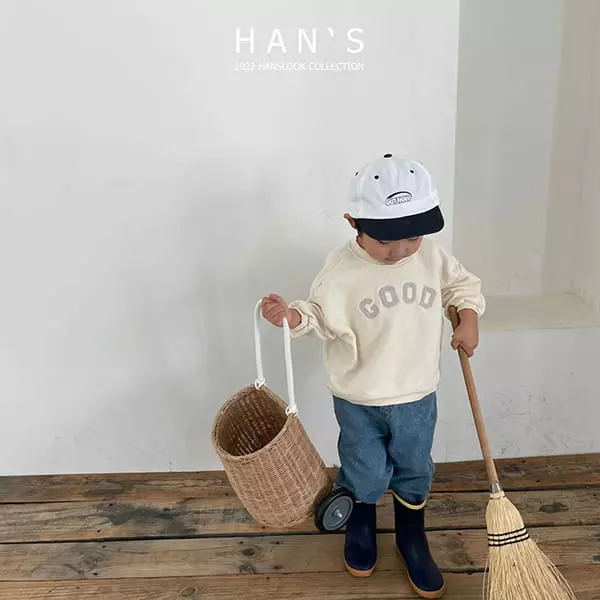 Han's - Korean Children Fashion - #kidsstore - Color Patch Sweatshirt - 7