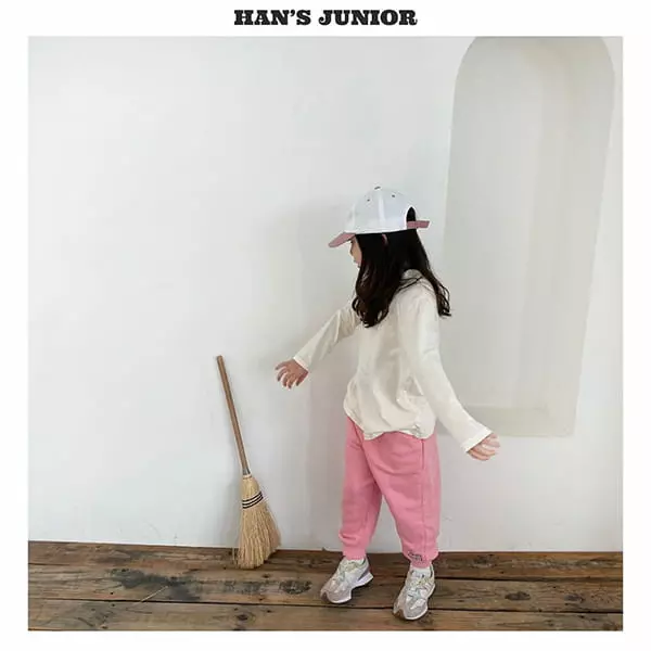Han's - Korean Children Fashion - #kidsstore - Half Neck Single Tee - 3